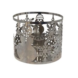 🍄 Bath & Body Metal Candle Holder Christmas Themed